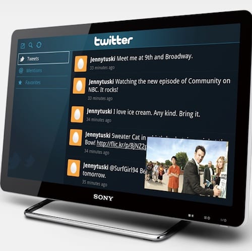 Sony Internet TV  With Google Announced